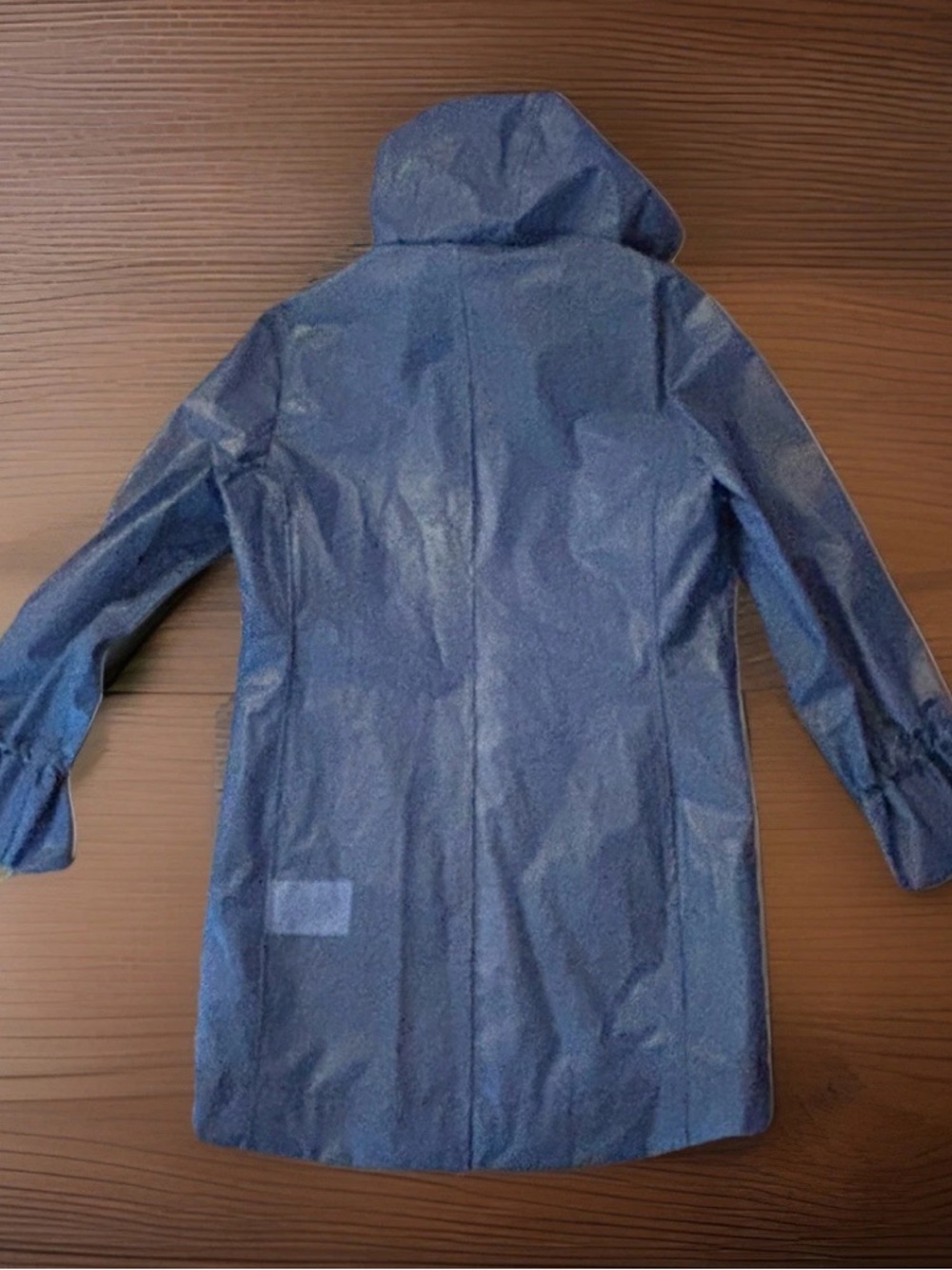 Soia & Kyo Montella Mid Length Blue Rain Jacket- M - Picture 6 of 12